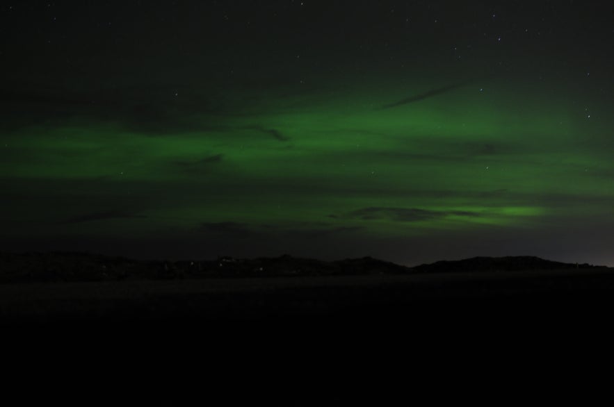 Northern Lights in Kleifarvatn