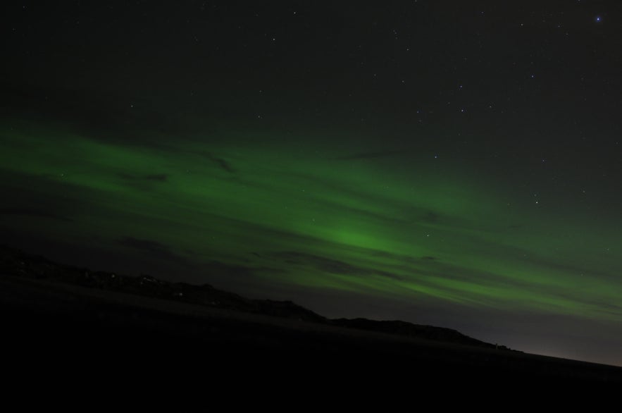 Northern Lights in Kleifarvatn