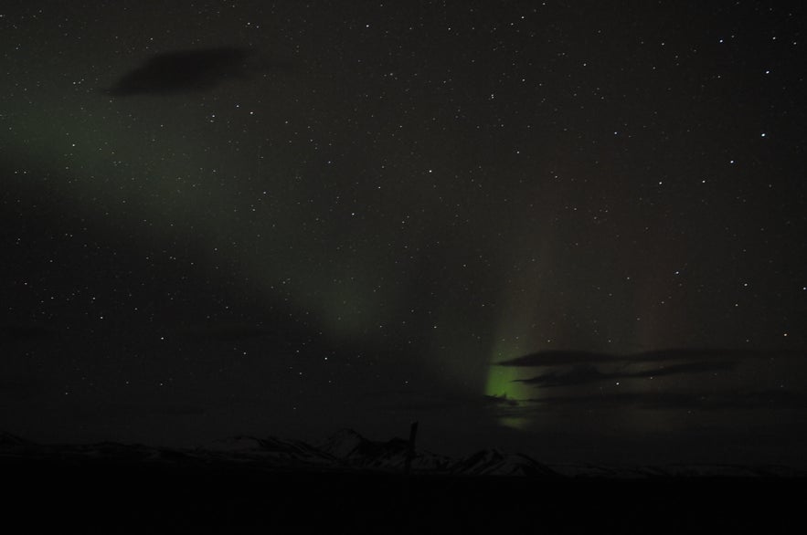 Northern Lights and the Haystacks 