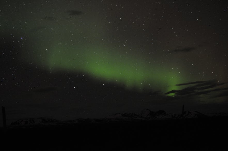 Northern Lights and the Haystacks 