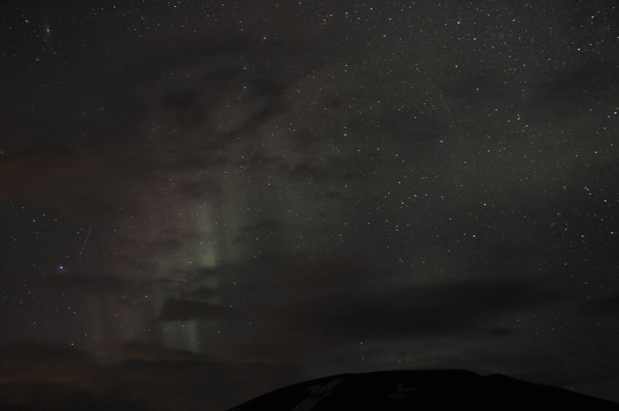 Northern Lights and the Haystacks 