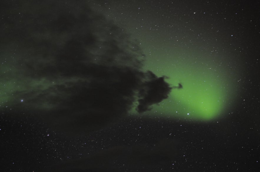 Northern Lights and the Haystacks 