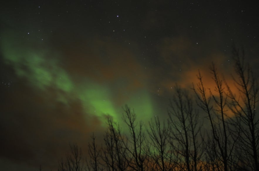 Northern Lights and the Haystacks 