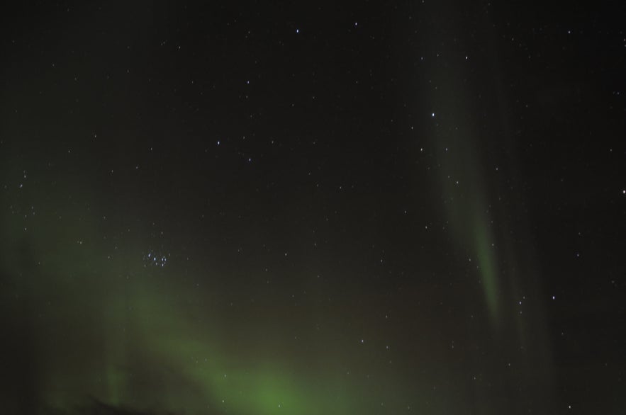 Northern Lights and the Haystacks 