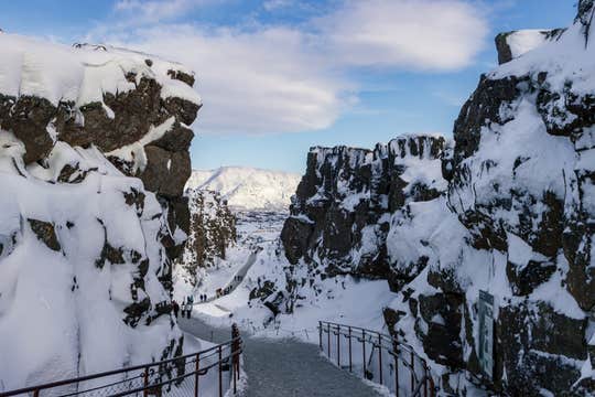 Tur til Den Gylden Cirkel fra Reykjavik med live- og audioguides