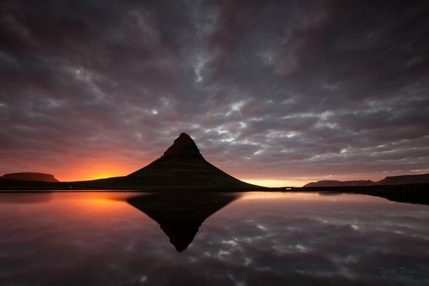 Kirkjufell at sunset