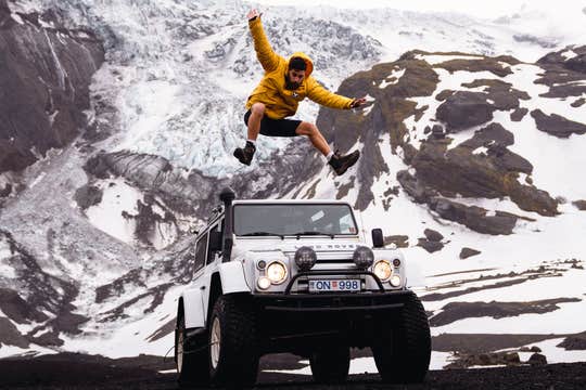 Private Thorsmork Super Jeep and Hiking Tour from Hvolsvollur with Seljalandsfoss Waterfall Visit