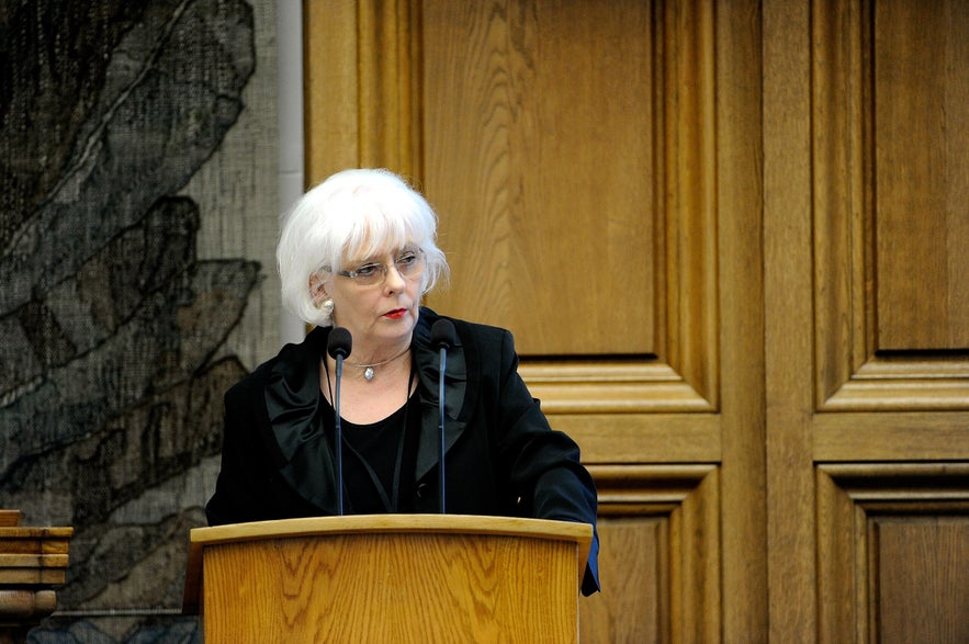 Jóhanna Sigurðardóttir former prime minister of Iceland in 2011 in Copenhagen