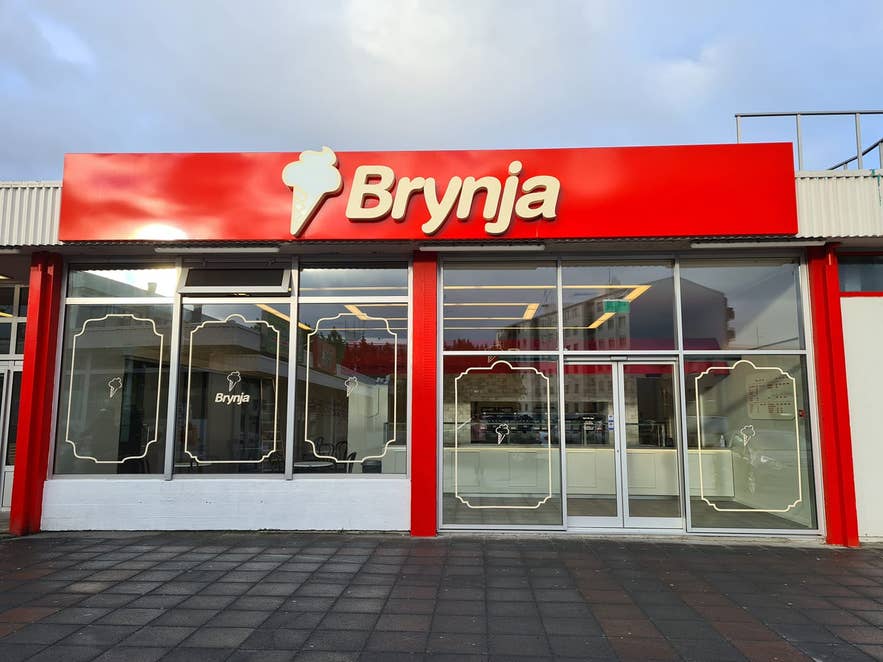 Brynja ice cream shop in Iceland.