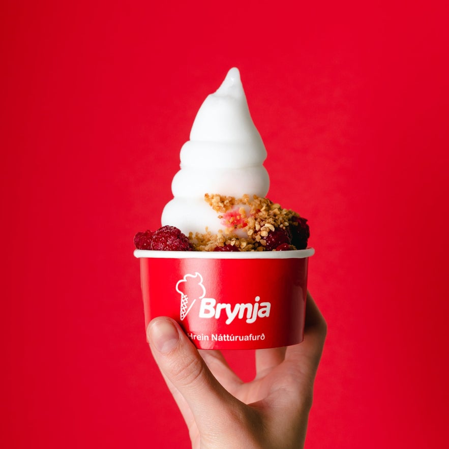 Ice cream from Brynja Ice Cream, a charming shop in Akureyri and Kopavogur