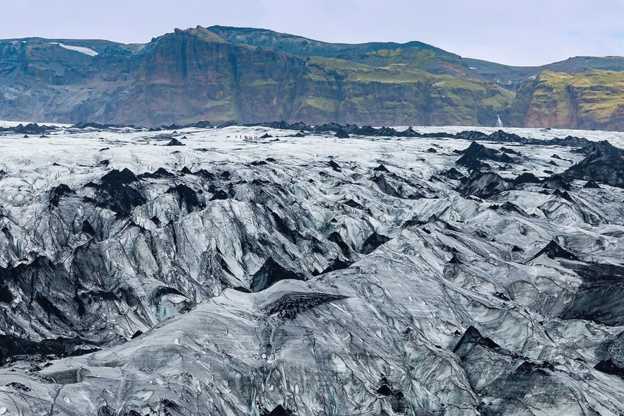 Myrdalsjokull Glacier in South Iceland, one of the striking Game of Thrones locations in Iceland. Myrdalsjokull Glacier in South Iceland, one of the striking Game of Thrones locations in Iceland.