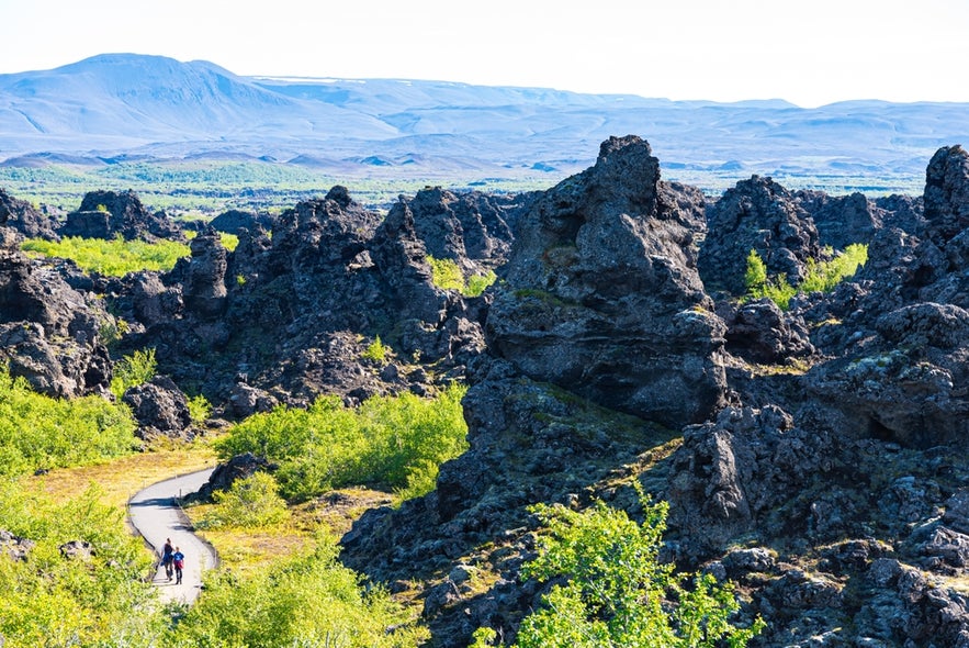 Dimmuborgir Lava Field near Lake Myvatn, one of the most unique Game of Thrones locations in Iceland. Dimmuborgir Lava Field near Lake Myvatn, one of the most unique Game of Thrones locations in Iceland.
