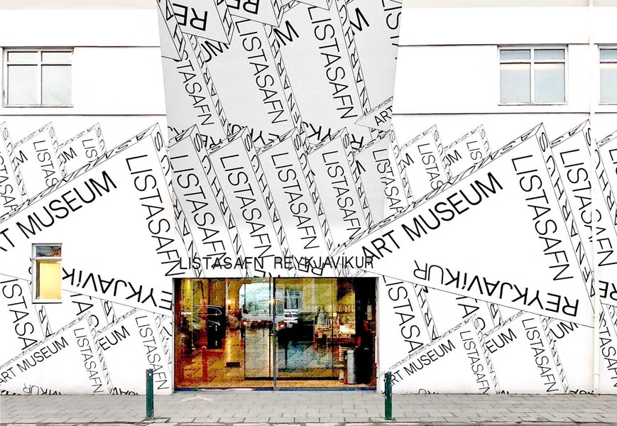 The facade of Reykjavik Art Museum.