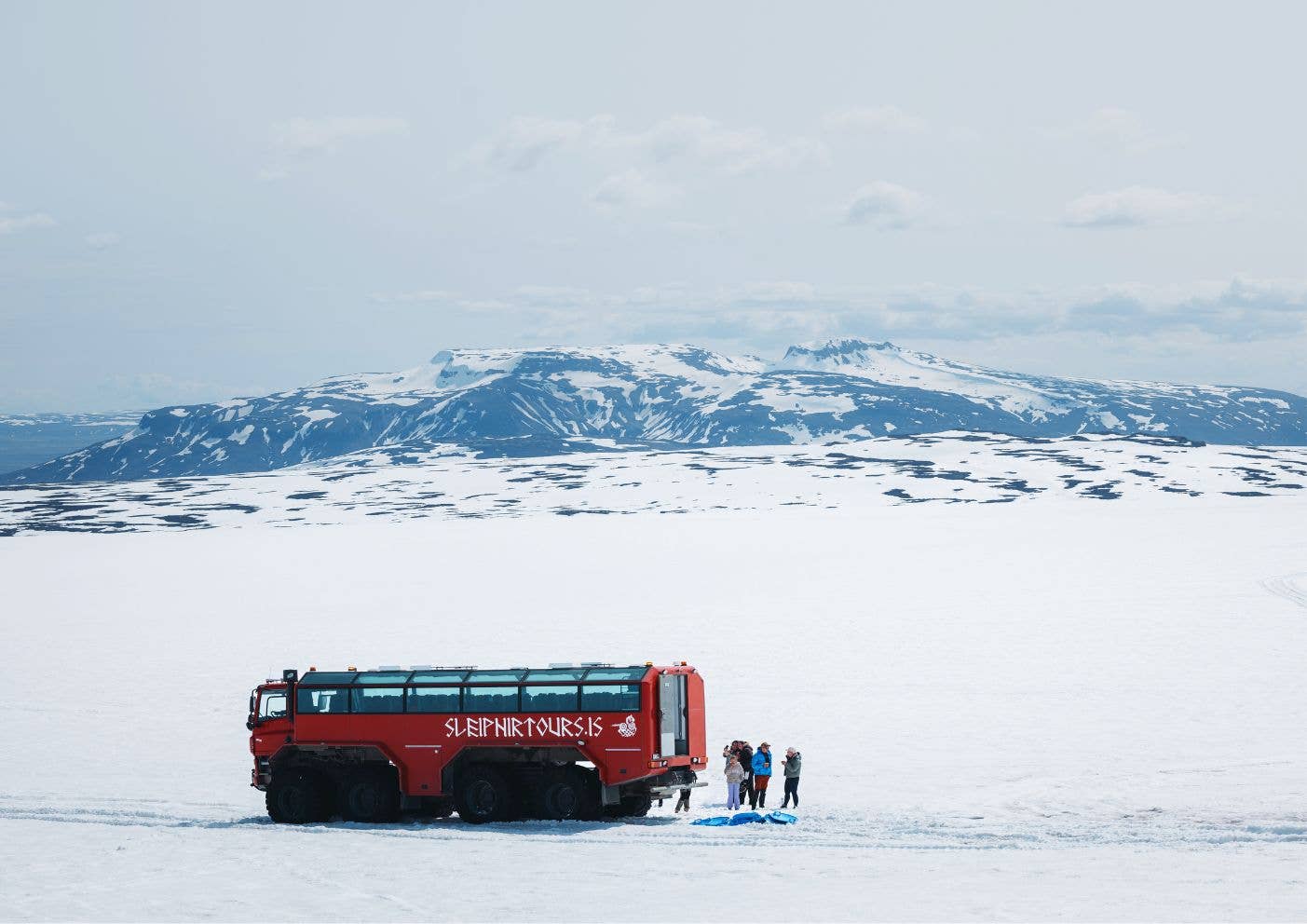 Spannende 4-stündige Monstertruck-Tour zum Gletscher Langjökull ab Gullfoss