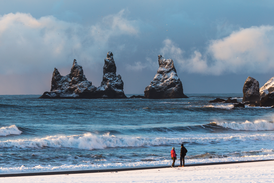Private South Coast Day Tour with Solheimajokull Glacier Hike from Reykjavik