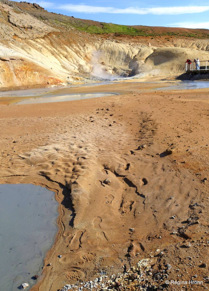 Selt&uacute;n - the colourful Geothermal Area at Kr&yacute;suv&iacute;k on the Reykjanes Peninsula in SW-Iceland