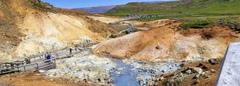 Seltún - the colourful Geothermal Area at Krýsuvík on the Reykjanes Peninsula in SW-Iceland
