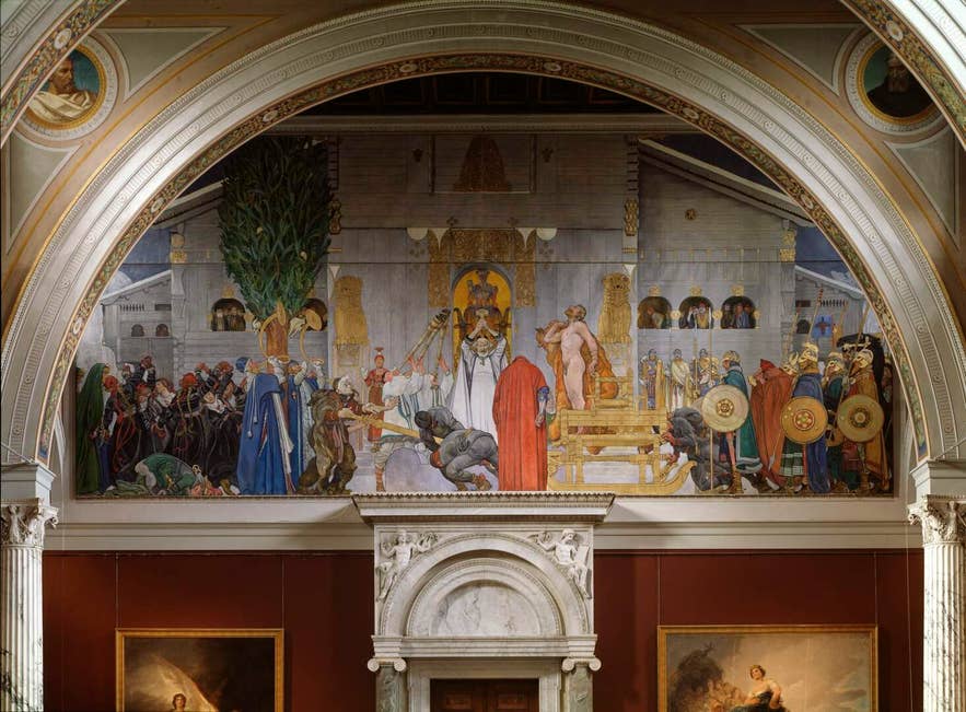 Carl Larsson's "Midvinterblot" mural.