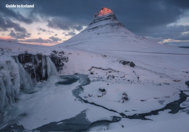 Mount Kirkjufell is a breathtaking peak on the Snaefellsnes Peninsula.