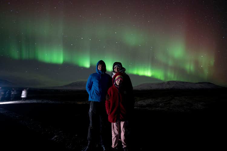 Private Northern Lights Tour with Live Guide Options in Chinese, English, Polish, or Spanish