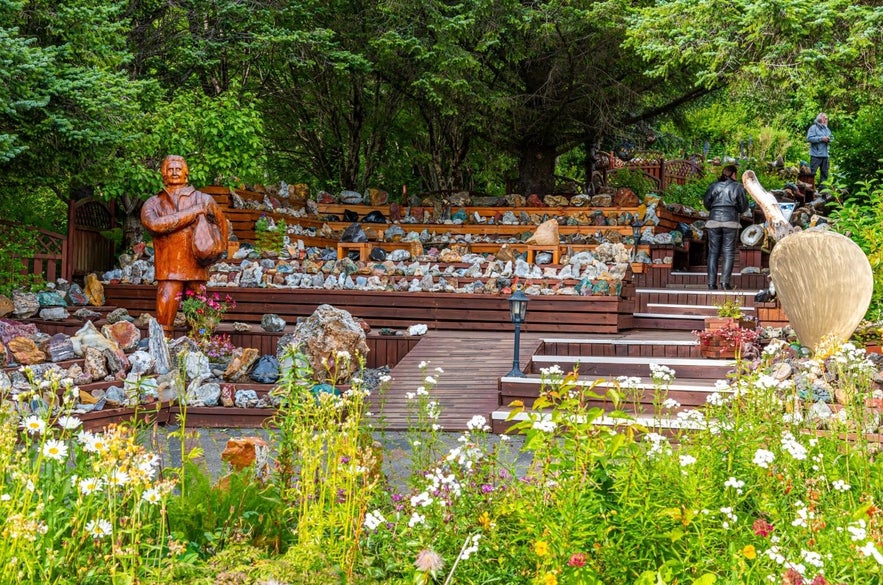 Petras stone and mineral collection in Stodvarfjordur is a beautiful stop in the eastfjords