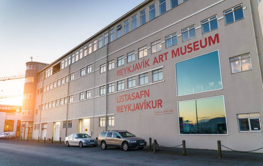 Exterior of the Reykjavik Art Museum in Reykjavik, Iceland.
