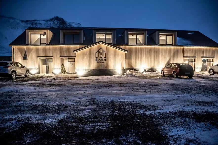 The Barn is rustic, yet modern.