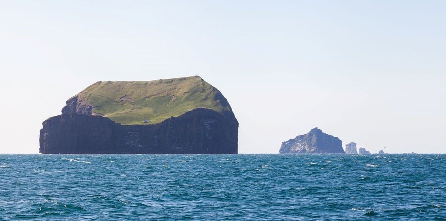 There are many islands and skerries around the main island of Heimaey in the Westman Islands There are many islands and skerries around the main island of Heimaey in the Westman Islands