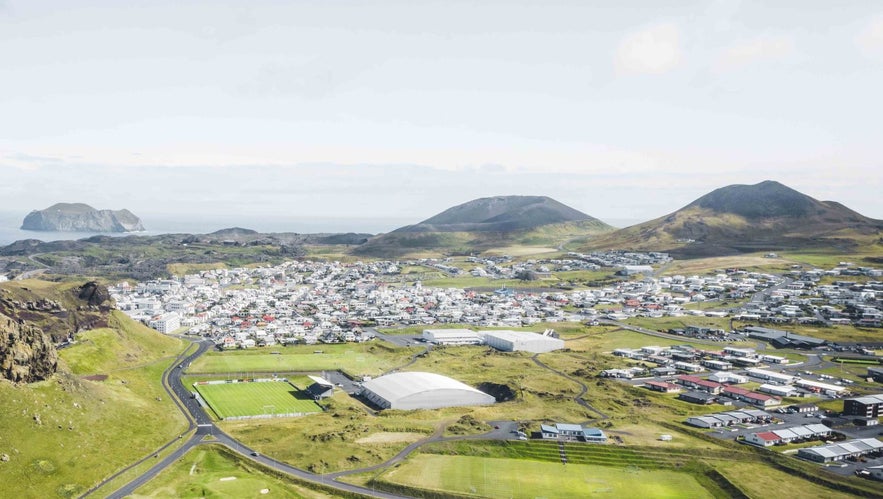 The Eldfell volcano is one of the must see natural features of the Westman Islands The Eldfell volcano is one of the must see natural features of the Westman Islands