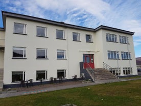 Husabakki Guesthouse is a former boarding school turned guesthouse in North Iceland.