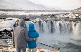 Godafoss Waterfall Winter Tour from Akureyri
