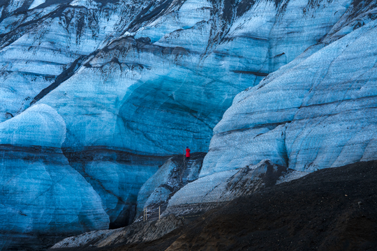 Ruta de Senderismo Glaciar y Cueva de Hielo Katla desde Reikiavik