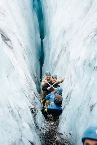 Isbretur i liten gruppe: Labyrintvandring blant sprekkene i Skaftafell