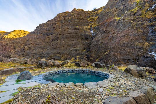 Silver Circle and Husafell Canyon Baths Small-Group Tour from Reykjavik
