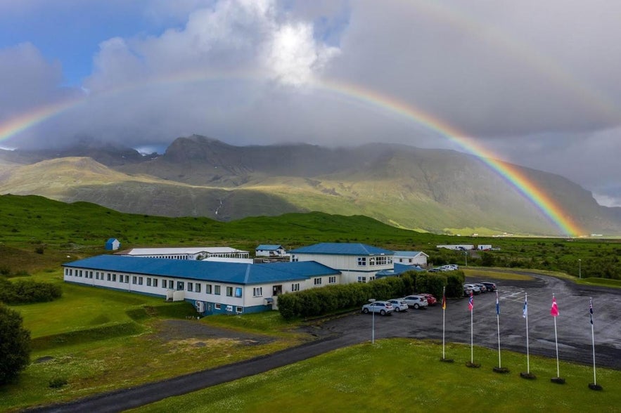 Hotel Skaftafell offers comfortable accommodations with an on-site restaurant, making it a convenient choice for overnight stays near the nature reserve.