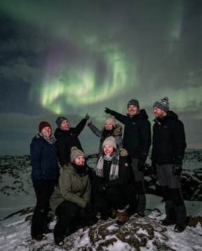 Intimate Super Jeep Northern Lights Private Adventure with Personal Guide