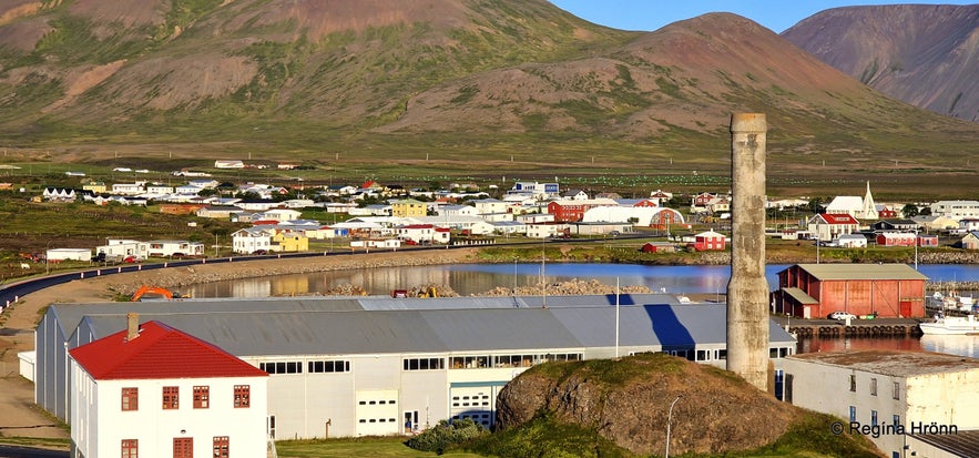 Skagaströnd Village and Þórdís the Prophetess in Skagi in North-Iceland