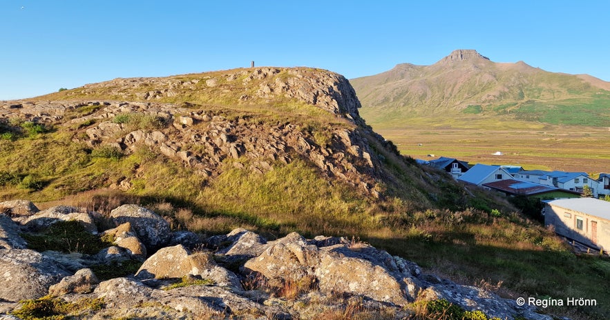 Skagaströnd Village and Þórdís the Prophetess in Skagi in North-Iceland