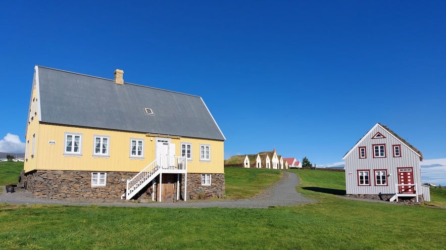 The Glaumbaer open air museum is a fantastic stop in North Iceland