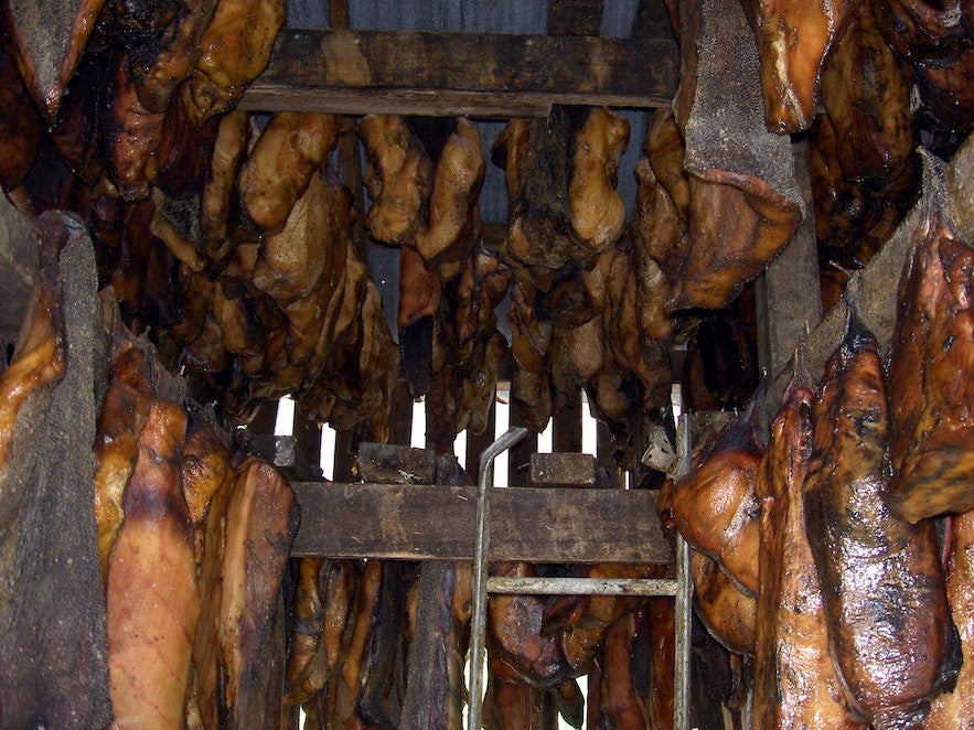 You can try traditional fermented shark at the Bjarnarhofn Shark Museum