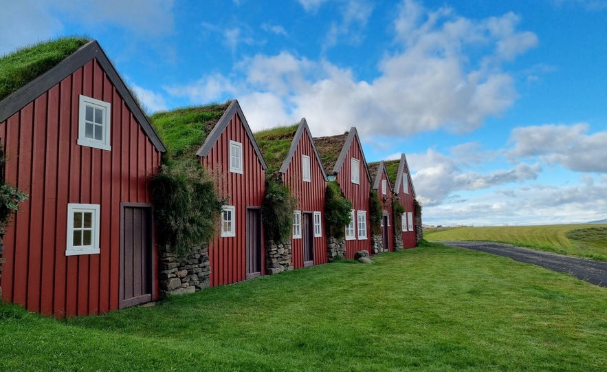 The historic Bustarfell farm is very beautiful