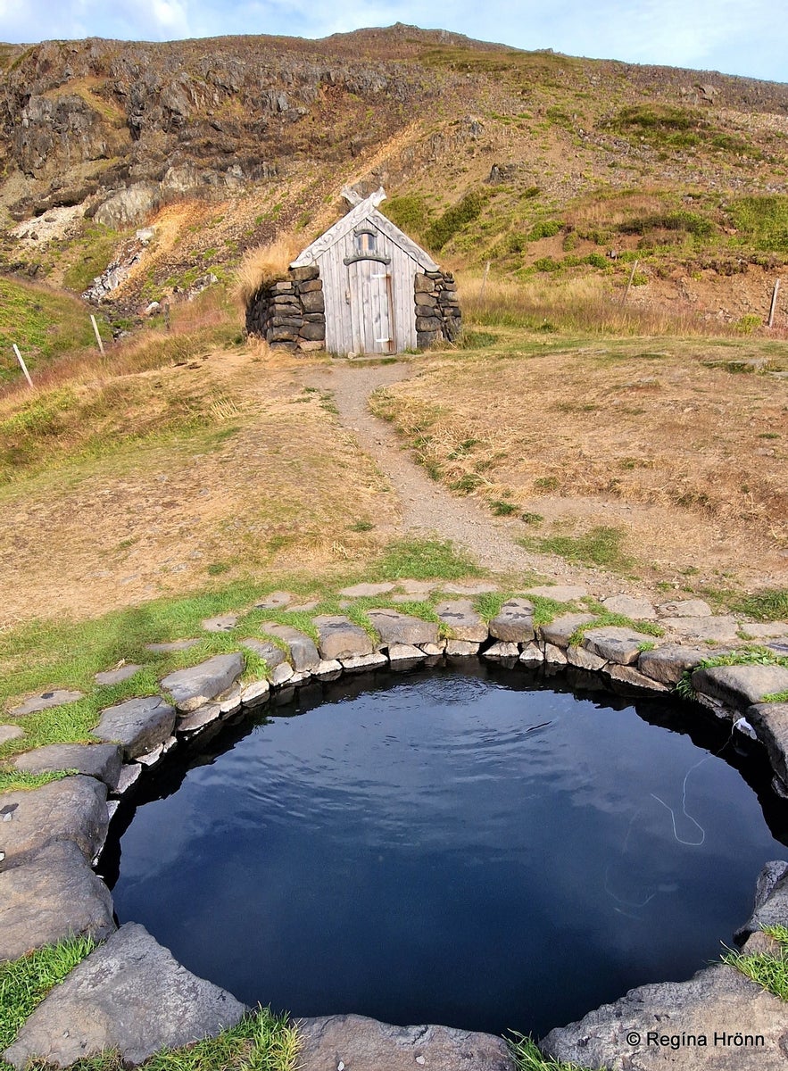 Guðrúnarlaug Hot-tub - the Saga Hot-tub in Sælingsdalur Valley in West-Iceland