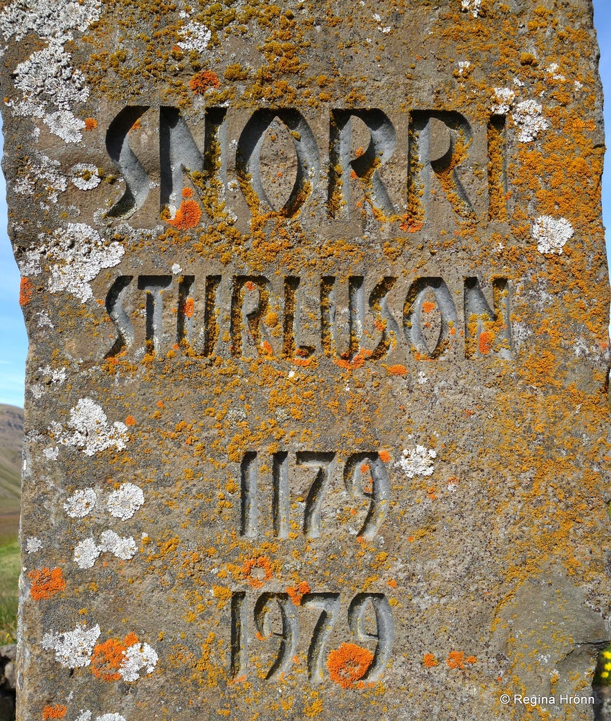 The Snorri Sturluson monument Hvammur í Dölum