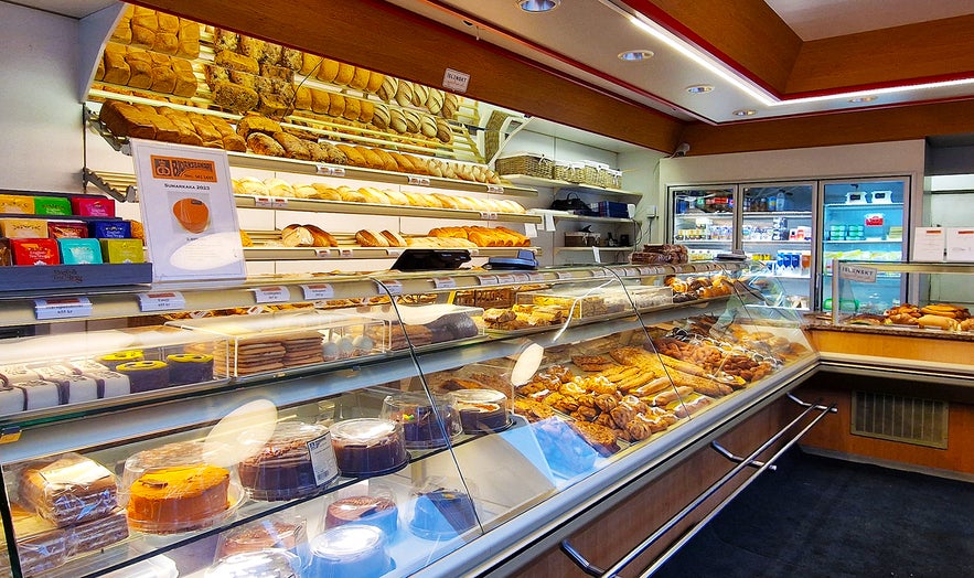 Bjornsbakari has a great selection of Icelandic pastries and tasty sandwiches