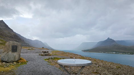 Eiriksstadir is a turf-roofed longhouse.