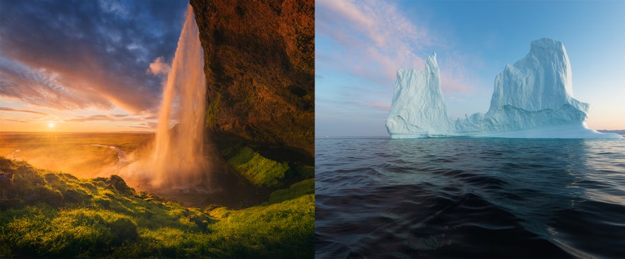 Iceland vs Greenland - Natural wonders of these great Arctic countries