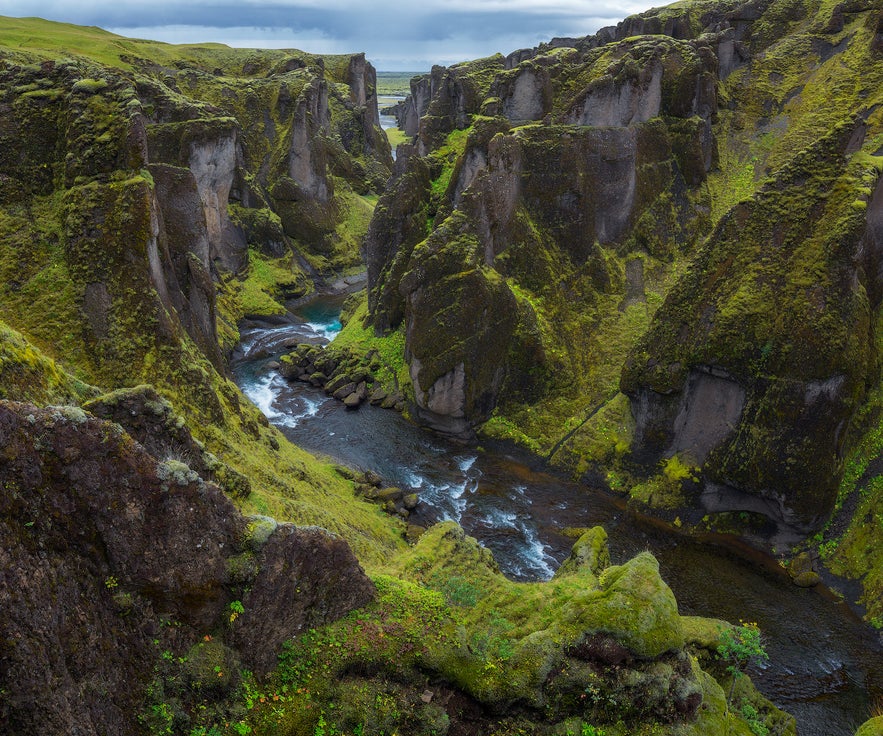 Fjadrargljufur Canyon is full of meandering beauty.