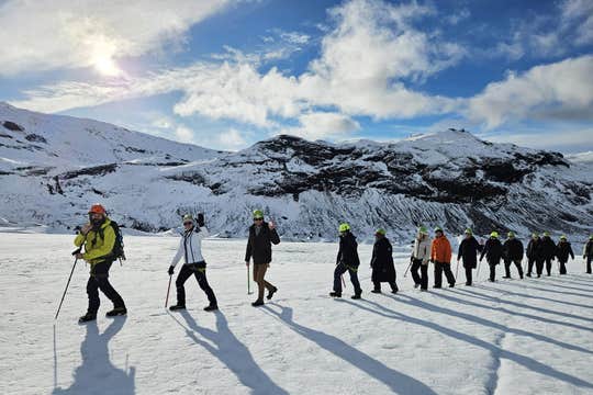 Small-Group South Coast Tour with Solheimajokull Hike and Ice Cave Adventure from Reykjavik
