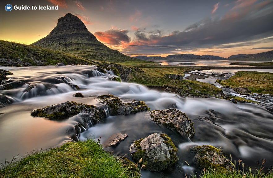 Kirkjufell Mountain in the Snaefellsnes Peninsula.