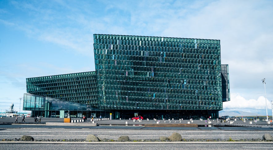 Harpa Concert Hall in Reykjavik, Iceland